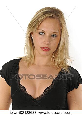 Young woman, portrait View Large Photo Image Stock Photo - Young woman, portrait. Fotosearch