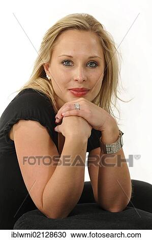 Stock Image - Young woman. Fotosearch