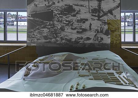 3D model of the concentration camp Flossenbürg, behind original photo of the Häflinge in the quarry, concentration camp memorial Flossenbürg, Flossenbürg, Upper Palatinate, Bavaria, Germany, Europe View Large Photo Image Stock Photo - 3D model of the concentration camp Flossenbürg, behind original photo of the Häflinge in the quarry, concentration camp memorial Flossenbürg, Flossenbürg, Upper Palatinate, Bavaria, Germany, Europe. Fotosearch