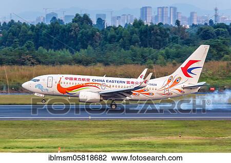 A Boeing 737-700 aircraft of China Eastern Airlines with registration number B-5828 at Chengdu Airport (CTU), Chengdu, China, Asia View Large Photo Image Stock Image - A Boeing 737-700 aircraft of China Eastern Airlines with registration number B-5828 at Chengdu Airport (CTU), Chengdu, China, Asia. Fotosearch