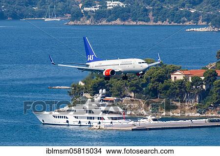 A Boeing 737-700 of SAS, Scandinavian Airlines with the registration number LN-RNU at Skiathos Airport (JSI), Skiathos, Greece, Europe View Large Photo Image Picture - A Boeing 737-700 of SAS, Scandinavian Airlines with the registration number LN-RNU at Skiathos Airport (JSI), Skiathos, Greece, Europe. Fotosearch