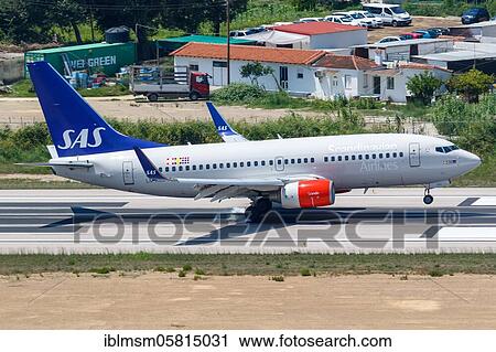 A Boeing 737-700 of SAS, Scandinavian Airlines with the registration number LN-RNU at Skiathos Airport (JSI), Skiathos, Greece, Europe View Large Photo Image Stock Image - A Boeing 737-700 of SAS, Scandinavian Airlines with the registration number LN-RNU at Skiathos Airport (JSI), Skiathos, Greece, Europe. Fotosearch