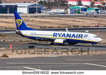 A Boeing 737-800 aircraft of Ryanair with registration number EI-GJB at Gran Canaria Airport (LPA), Gran Canaria, Spain, Europe View Large Photo Image Stock Image - A Boeing 737-800 aircraft of Ryanair with registration number EI-GJB at Gran Canaria Airport (LPA), Gran Canaria, Spain, Europe. Fotosearch
