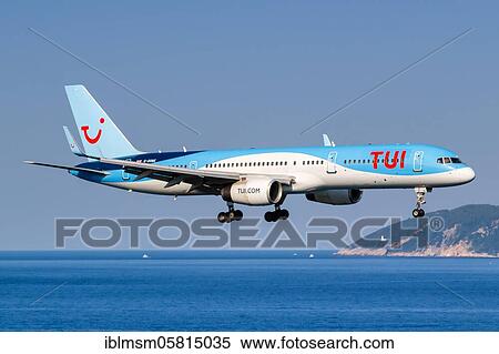 A Boeing 757-200 of TUI with the registration number G-OOBE at Skiathos Airport (JSI), Skiathos, Greece, Europe View Large Photo Image Stock Photography - A Boeing 757-200 of TUI with the registration number G-OOBE at Skiathos Airport (JSI), Skiathos, Greece, Europe. Fotosearch