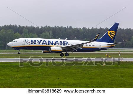 A Boeing B737-800 of Ryanair with the registration number SP-RSW lands at Gdansk Airport (GDN), Gdansk, Poland, Europe View Large Photo Image Stock Photo - A Boeing B737-800 of Ryanair with the registration number SP-RSW lands at Gdansk Airport (GDN), Gdansk, Poland, Europe. Fotosearch