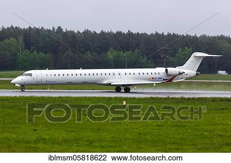 A Bombardier CRJ-1000 aircraft of Air Nostrum with registration mark EC-MNR at Gdansk Airport (GDN), Gdansk, Poland, Europe View Large Photo Image Stock Image - A Bombardier CRJ-1000 aircraft of Air Nostrum with registration mark EC-MNR at Gdansk Airport (GDN), Gdansk, Poland, Europe. Fotosearch