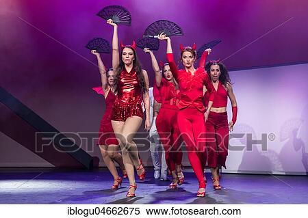 A dance scene at Musical 95 - Ninety-Five live at Le Théâtre im Gersag, Emmen, Lucerne, Switzerland, Europe View Large Photo Image Stock Photography - A dance scene at Musical 95 - Ninety-Five live at Le Théâtre im Gersag, Emmen, Lucerne, Switzerland, Europe. Fotosearch