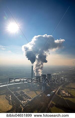 Aerial view, RWE Coal-fired power station, Werne, North Rhine-Westphalia, Germany, Europe View Large Photo Image Stock Photo - Aerial view, RWE Coal-fired power station, Werne, North Rhine-Westphalia, Germany, Europe. Fotosearch