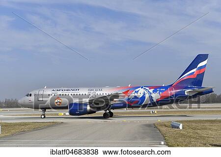 Aeroflot, Airbus, A320, with grinding, rolling on Taxiway, Munich Airport, Upper Bavaria, Bavaria, Germany, Europe View Large Photo Image Stock Photo - Aeroflot, Airbus, A320, with grinding, rolling on Taxiway, Munich Airport, Upper Bavaria, Bavaria, Germany, Europe. Fotosearch