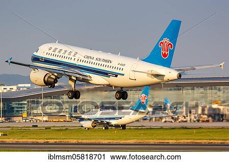 An Airbus A319 aircraft of China Southern Airlines with registration mark B-6409 at Guangzhou Baiyun (CAN) Airport, Guangzhou, China, Asia View Large Photo Image Stock Image - An Airbus A319 aircraft of China Southern Airlines with registration mark B-6409 at Guangzhou Baiyun (CAN) Airport, Guangzhou, China, Asia. Fotosearch