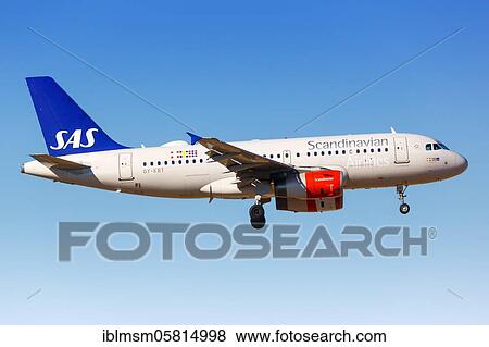An Airbus A319 of SAS Scandinavian Airlines with the registration OY-KBT lands at Malaga Airport (AGP), Malaga, Spain, Europe View Large Photo Image Stock Photo - An Airbus A319 of SAS Scandinavian Airlines with the registration OY-KBT lands at Malaga Airport (AGP), Malaga, Spain, Europe. Fotosearch