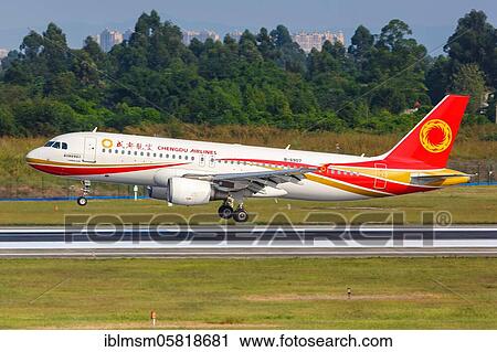 An Airbus A320 aircraft of Chengdu Airlines with registration number B-6907 at Chengdu Airport (CTU), Chengdu, China, Asia View Large Photo Image Stock Image - An Airbus A320 aircraft of Chengdu Airlines with registration number B-6907 at Chengdu Airport (CTU), Chengdu, China, Asia. Fotosearch