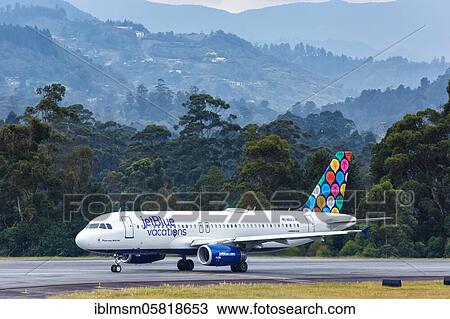 An Airbus A320 aircraft of JetBlue with registration number N623JB at Medellin Rio Airport (MDE), Medellin, Colombia, South America View Large Photo Image Stock Image - An Airbus A320 aircraft of JetBlue with registration number N623JB at Medellin Rio Airport (MDE), Medellin, Colombia, South America. Fotosearch