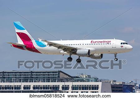 An Airbus A320 of Eurowings with the registration D-ABZK at Stuttgart Airport (STR), Stuttgart, Germany, Europe View Large Photo Image Picture - An Airbus A320 of Eurowings with the registration D-ABZK at Stuttgart Airport (STR), Stuttgart, Germany, Europe. Fotosearch