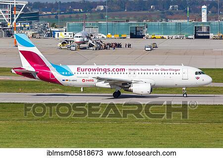 An Airbus A320 of Eurowings with the registration number D-ABHC at Stuttgart Airport (STR), Stuttgart, Germany, Europe View Large Photo Image Stock Image - An Airbus A320 of Eurowings with the registration number D-ABHC at Stuttgart Airport (STR), Stuttgart, Germany, Europe. Fotosearch