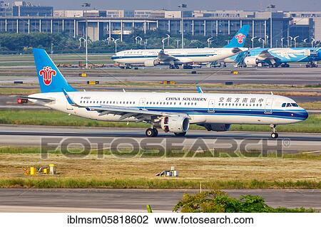 An Airbus A321 aircraft of China Southern Airlines with registration number B-8993 at Guangzhou Baiyun (CAN) Airport, Guangzhou, China, Asia View Large Photo Image Stock Image - An Airbus A321 aircraft of China Southern Airlines with registration number B-8993 at Guangzhou Baiyun (CAN) Airport, Guangzhou, China, Asia. Fotosearch