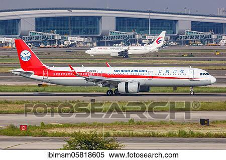 An Airbus A321neo aircraft of Sichuan Airlines with registration mark B-309C at Guangzhou Baiyun (CAN) Airport, Guangzhou, China, Asia View Large Photo Image Stock Photography - An Airbus A321neo aircraft of Sichuan Airlines with registration mark B-309C at Guangzhou Baiyun (CAN) Airport, Guangzhou, China, Asia. Fotosearch