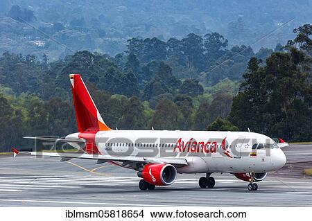 Picture - An Avianca Airbus A320 aircraft with registration N416AV at Medellin Rio Airport (MDE), Medellin, Colombia, South America. Fotosearch