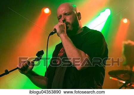 Andre Ellenberger singer of the Swiss metal band Piranha live in the Schüür Lucerne, Switzerland, Europe View Large Photo Image Stock Image - Andre Ellenberger singer of the Swiss metal band Piranha live in the Schüür Lucerne, Switzerland, Europe. Fotosearch