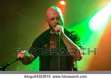 Andre Ellenberger singer of the Swiss metal band Piranha live in the Schüür Lucerne, Switzerland, Europe View Large Photo Image Stock Image - Andre Ellenberger singer of the Swiss metal band Piranha live in the Schüür Lucerne, Switzerland, Europe. Fotosearch