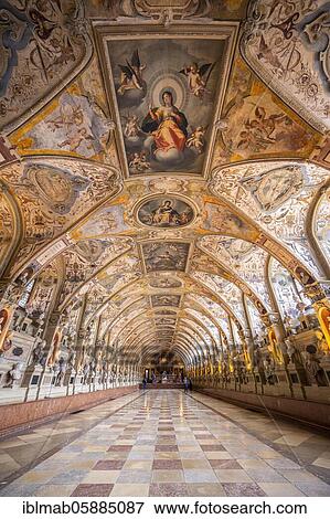 Antiquarium, ballroom with ceiling paintings, Munich Residence, Munich, Upper Bavaria, Bavaria, Germany, Europe View Large Photo Image Stock Photo - Antiquarium, ballroom with ceiling paintings, Munich Residence, Munich, Upper Bavaria, Bavaria, Germany, Europe. Fotosearch