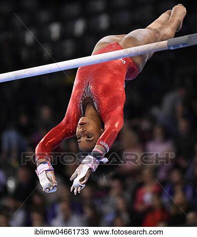 Apparatus Gymnastics, Jordan Chile, USA, at uneven bars, Porsche Arena, Stuttgart, Baden-Württemberg, Germany, Europe View Large Photo Image Stock Image - Apparatus Gymnastics, Jordan Chile, USA, at uneven bars, Porsche Arena, Stuttgart, Baden-Württemberg, Germany, Europe. Fotosearch