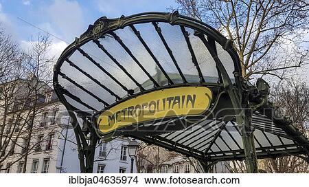 Art Deco subway entrance, Paris, France, Europe View Large Photo Image Picture - Art Deco subway entrance, Paris, France, Europe. Fotosearch