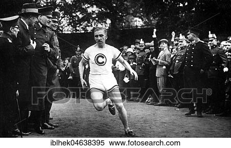 Stock Photography - Athletics, Marathon, ca. 1929, 1920s, exact location unknown, Germany, Europe. Fotosearch