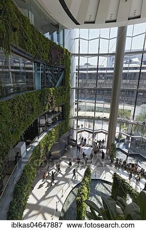Atrium with green facade, Siam Paragon, luxury shopping center, Siam Square, Pathum Wan, Bangkok, Thailand, Asia View Large Photo Image Stock Photo - Atrium with green facade, Siam Paragon, luxury shopping center, Siam Square, Pathum Wan, Bangkok, Thailand, Asia. Fotosearch