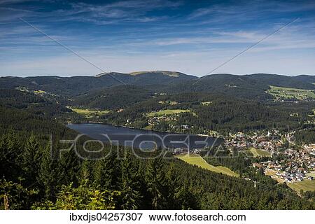 Ausblick vom Hochfirst auf Titisee und Feldberg, Titisee-Neustadt, Schwarzwald, Baden-Wurttemberg, Deutschland, Europa View Large Photo Image Stock Photo - Ausblick vom Hochfirst auf Titisee und Feldberg, Titisee-Neustadt, Schwarzwald, Baden-Wurttemberg, Deutschland, Europa. Fotosearch