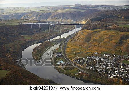 Autobahnbrucke der A61 uber Mosel, bei Winningen, Rheinland-Pfalz, Deutschland, Europa View Large Photo Image Stock Photo - Autobahnbrucke der A61 uber Mosel, bei Winningen, Rheinland-Pfalz, Deutschland, Europa. Fotosearch