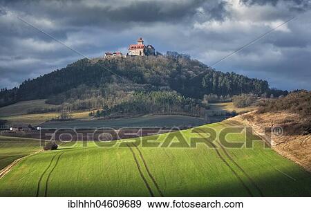 Autumnal fields with furrows at castle Wachsenburg, one of the Drei Gleichen, Thuringia, Germany, Europe View Large Photo Image Stock Photo - Autumnal fields with furrows at castle Wachsenburg, one of the Drei Gleichen, Thuringia, Germany, Europe. Fotosearch