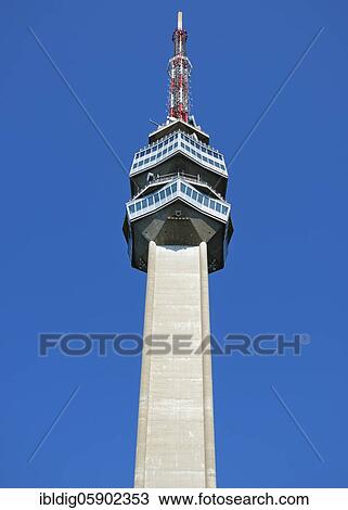 Stock Image - Avala Tower, Belgrade, Serbia, Europe. Fotosearch