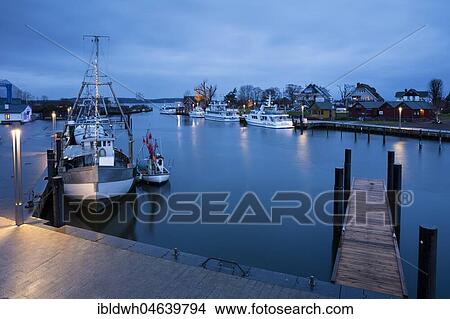 Baltic Sea harbour with boats at dusk, Niendorf, Timmendorfer Strand, Bay of Lübeck, Schleswig-Holstein, Germany, Europe View Large Photo Image Picture - Baltic Sea harbour with boats at dusk, Niendorf, Timmendorfer Strand, Bay of Lübeck, Schleswig-Holstein, Germany, Europe. Fotosearch