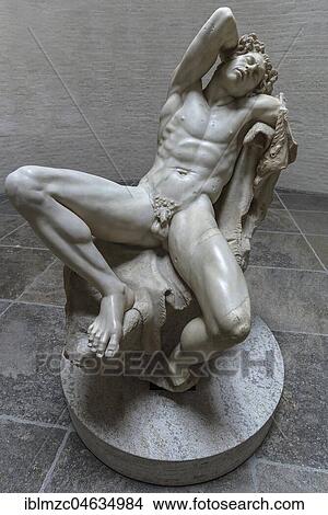 Barberinic Faun or Barberinic Satyr, Roman sculpture around 220 BC, glyptotheque, Munich, Upper Bavaria, Germany, Europe View Large Photo Image Picture - Barberinic Faun or Barberinic Satyr, Roman sculpture around 220 BC, glyptotheque, Munich, Upper Bavaria, Germany, Europe. Fotosearch