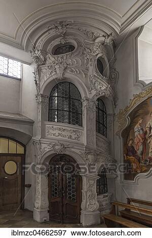 Baroque staircase in the Heilig-Geist-Kirche, 1724/30 baroque style church, Munich, Bavaria, Upper Bavaria, Germany, Europe View Large Photo Image Stock Photo - Baroque staircase in the Heilig-Geist-Kirche, 1724/30 baroque style church, Munich, Bavaria, Upper Bavaria, Germany, Europe. Fotosearch