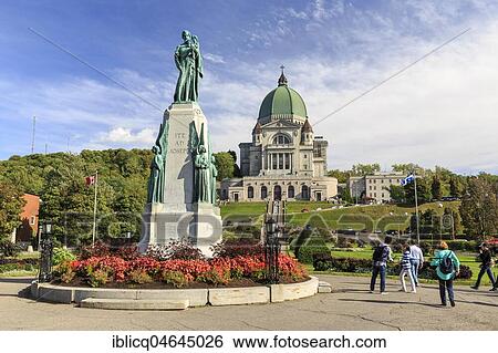 Basilica of St. Joseph's oratorio, Oratoire of St. Joseph, Montreal, Quebec, Canada, North America View Large Photo Image Stock Photograph - Basilica of St. Joseph's oratorio, Oratoire of St. Joseph, Montreal, Quebec, Canada, North America. Fotosearch
