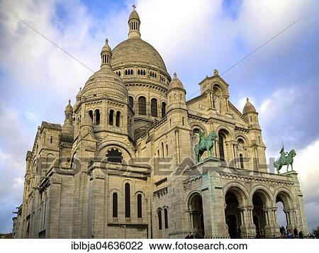 Basilique du Sacre Coeur, Montmartre, Paris, France, Europe View Large Photo Image Stock Image - Basilique du Sacre Coeur, Montmartre, Paris, France, Europe. Fotosearch