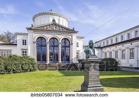 Picture - Bathhouse 1 from 1857, spa gardens, Bad Oeynhausen, East Westphalia, North Rhine-Westphalia, Germany, Europe. Fotosearch
