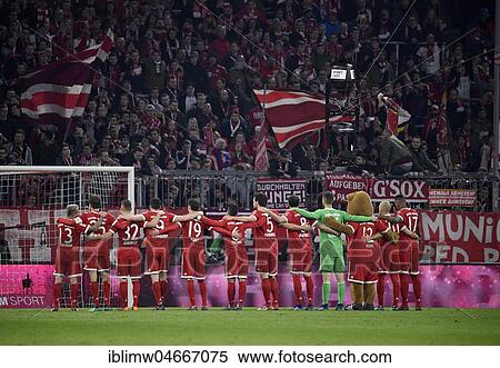 Bayern players let fans celebrate their victory in front of the south bend, Allianz Arena, Munich, Bavaria, Germany, Europe View Large Photo Image Stock Photography - Bayern players let fans celebrate their victory in front of the south bend, Allianz Arena, Munich, Bavaria, Germany, Europe. Fotosearch
