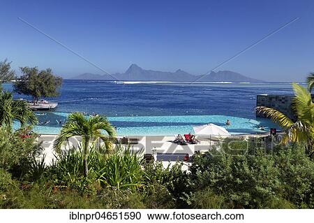 Beach, Rear of Moorea Island, Manava Suite Resort, Tahiti, Society Islands, Windward Islands, French Polynesia, Oceania View Large Photo Image Stock Image - Beach, Rear of Moorea Island, Manava Suite Resort, Tahiti, Society Islands, Windward Islands, French Polynesia, Oceania. Fotosearch