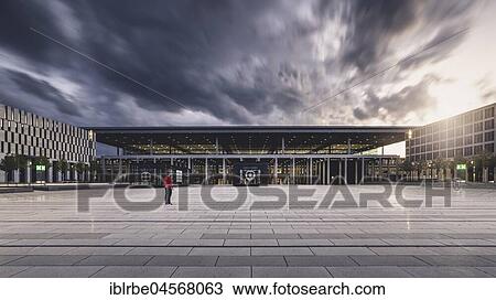 BER terminal, new abandoned airport, dusk, Schönefeld, Berlin, Germany, Europe View Large Photo Image Stock Image - BER terminal, new abandoned airport, dusk, Schönefeld, Berlin, Germany, Europe. Fotosearch