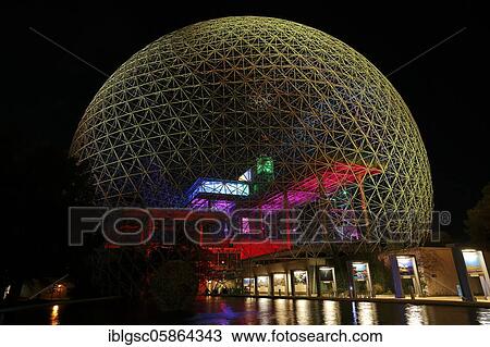 Stock Image - Biosphere Montreal, Environment Museum, Montreal, Quebec Province, Canada, North America. Fotosearch