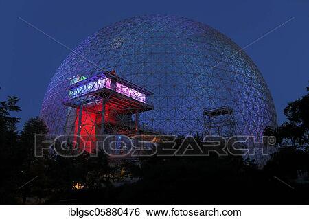 Biosphere Montreal, Environment Museum, Montreal, Province of Quebec, Canada, North America View Large Photo Image Stock Photograph - Biosphere Montreal, Environment Museum, Montreal, Province of Quebec, Canada, North America. Fotosearch