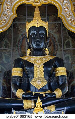 Black Buddha in Maha Rattana Chedi of Wat Thung Setthi, Khon Kaen, Isan, Thailand, Asia View Large Photo Image Stock Photography - Black Buddha in Maha Rattana Chedi of Wat Thung Setthi, Khon Kaen, Isan, Thailand, Asia. Fotosearch