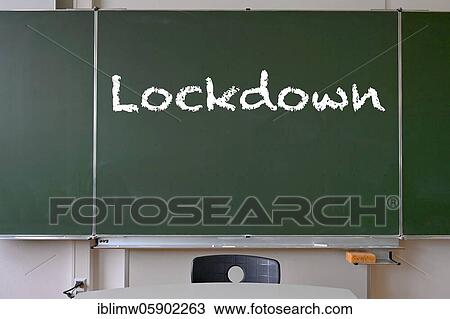 Board with inscription LOCKDOWN, classroom, Corona crisis, Germany, Europe View Large Photo Image Stock Image - Board with inscription LOCKDOWN, classroom, Corona crisis, Germany, Europe. Fotosearch