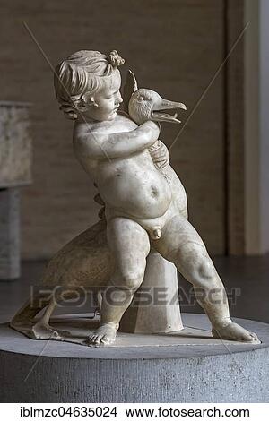 Boy with goose, Roman copy of a Greek bronze work, ca. 220 BC, glyptotheque, Munich, Upper Bavaria, Germany, Europe View Large Photo Image Picture - Boy with goose, Roman copy of a Greek bronze work, ca. 220 BC, glyptotheque, Munich, Upper Bavaria, Germany, Europe. Fotosearch