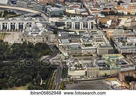 Stock Photo - Brandenburg Gate, Reichstag and Holocaust Memorial, Berlin, Germany, Europe. Fotosearch