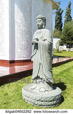 Buddhist chapel with a Gautama Buddha, Cultural center Ruh Ordo, Cholpon-Ata, Kyrgyzstan, Asia View Large Photo Image Stock Image - Buddhist chapel with a Gautama Buddha, Cultural center Ruh Ordo, Cholpon-Ata, Kyrgyzstan, Asia. Fotosearch