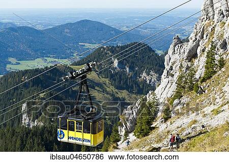 Cable car to Wendelstein, Bavarian Alps, Upper Bavaria, Bavaria, Germany, Europe View Large Photo Image Stock Photograph - Cable car to Wendelstein, Bavarian Alps, Upper Bavaria, Bavaria, Germany, Europe. Fotosearch